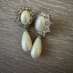 Vintage Christian Dior costume jewelry earrings